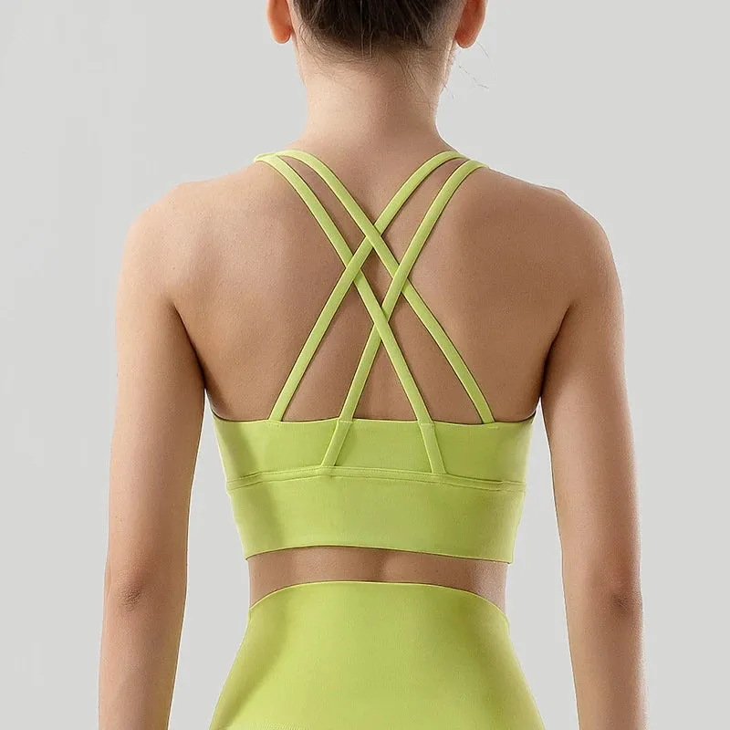 Zoey Cross Back Sports Bra