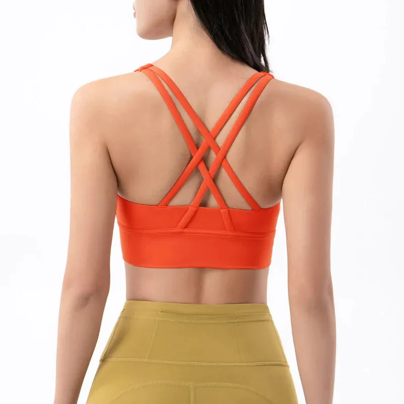 Zoey Cross Back Sports Bra