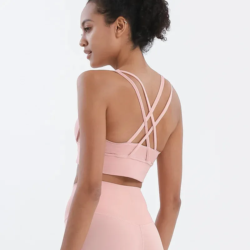 Zoey Cross Back Sports Bra