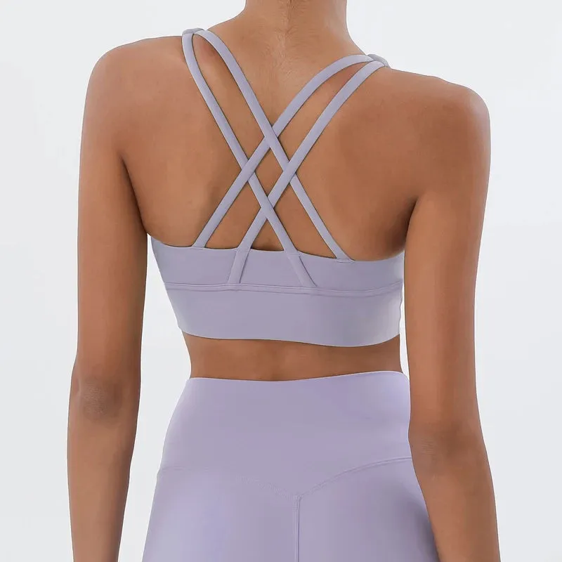 Zoey Cross Back Sports Bra