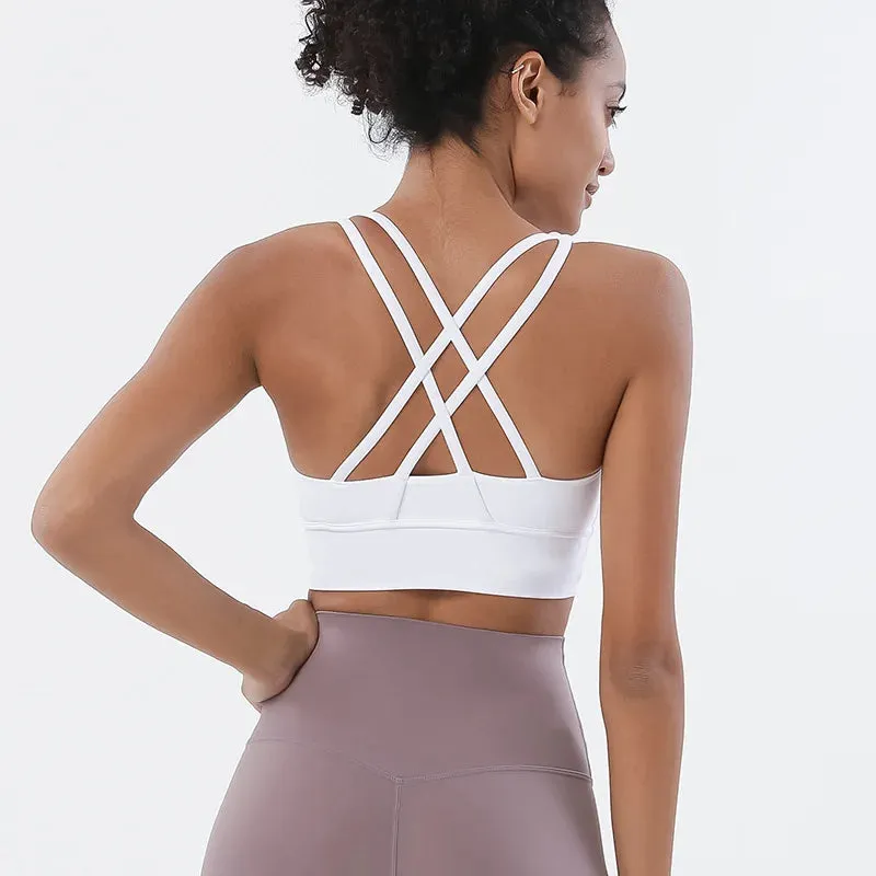 Zoey Cross Back Sports Bra