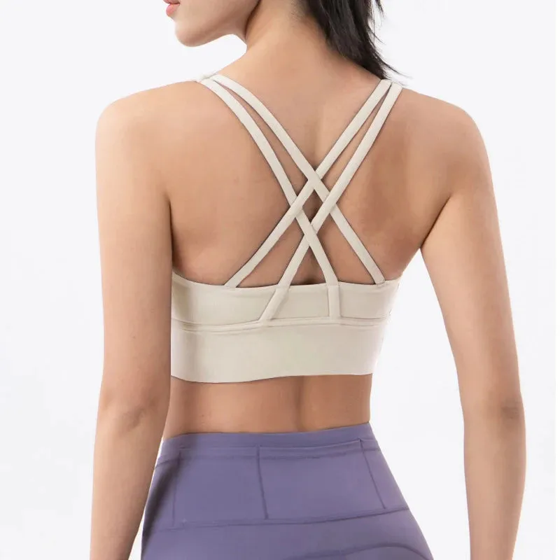 Zoey Cross Back Sports Bra