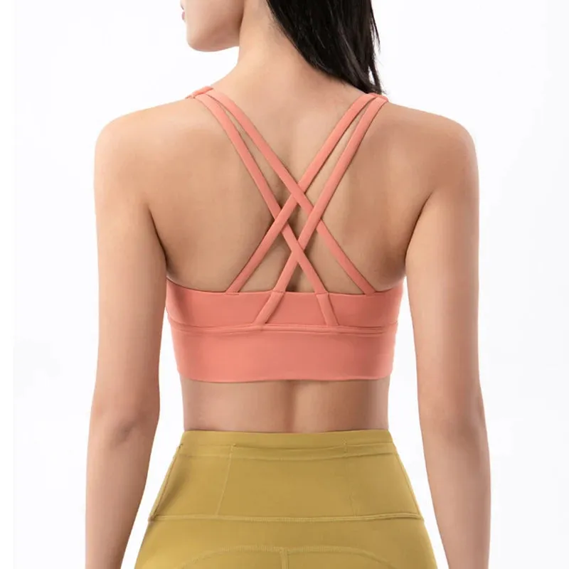 Zoey Cross Back Sports Bra