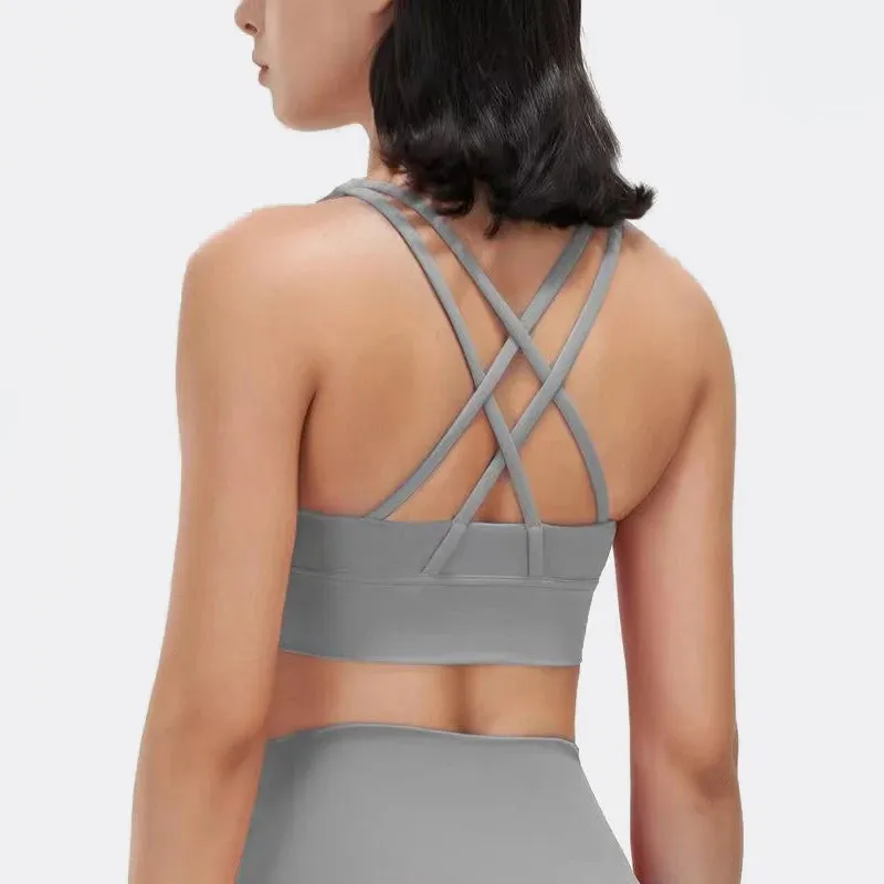 Zoey Cross Back Sports Bra