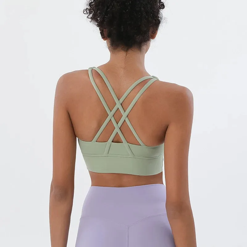 Zoey Cross Back Sports Bra