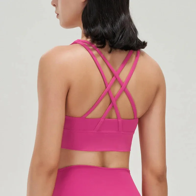 Zoey Cross Back Sports Bra