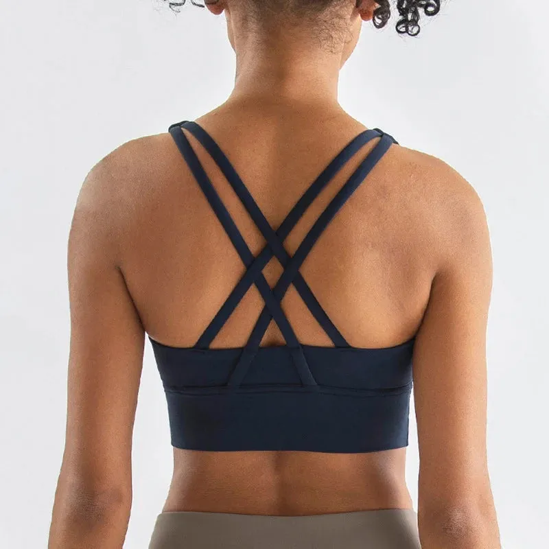 Zoey Cross Back Sports Bra