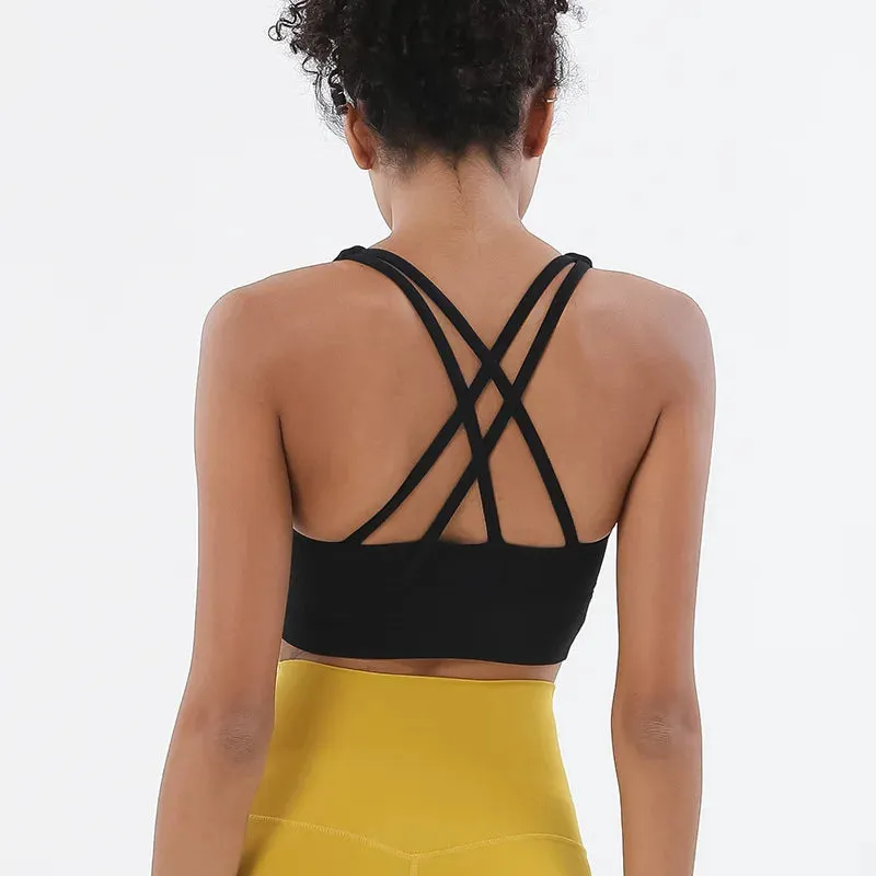 Zoey Cross Back Sports Bra