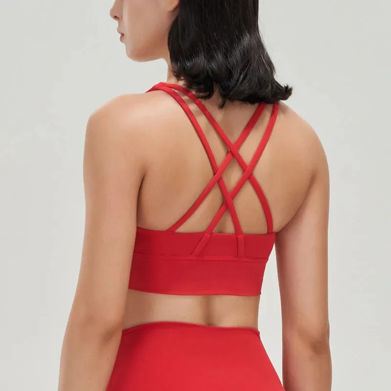 Zoey Cross Back Sports Bra