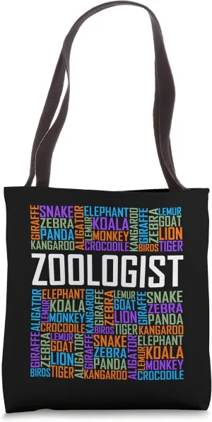 Zoologist Words Zoology Graduate Student Tote Bag
