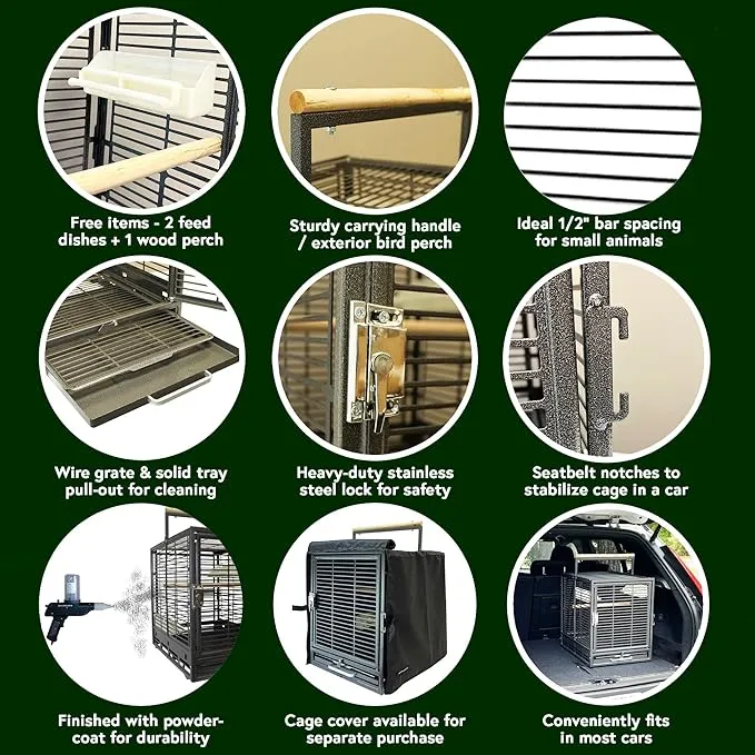 ZooPro Pet Travel Cage
